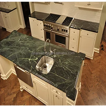 Precut Dark Green Marble Kitchen Countertop Whole Precut Dark Green Marble Kitchen Countertop Whole