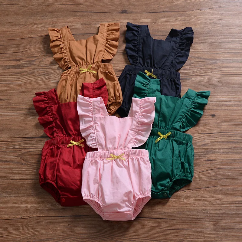 

Newborn Baby Rompers 2019 New Boutique Bubble Design M90306