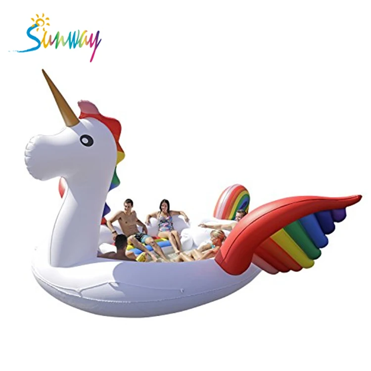 

Customized New Style Giant Inflatable Unicorn , Inflatable Floating Island For Sale, As pictures or as demands