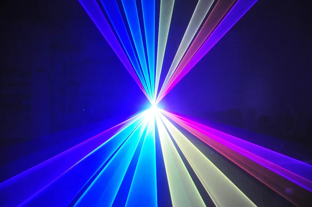 6 w 6 瓦 rgb 彩虹动画舞台跳舞地板迪斯科文字激光灯光投影机与纯