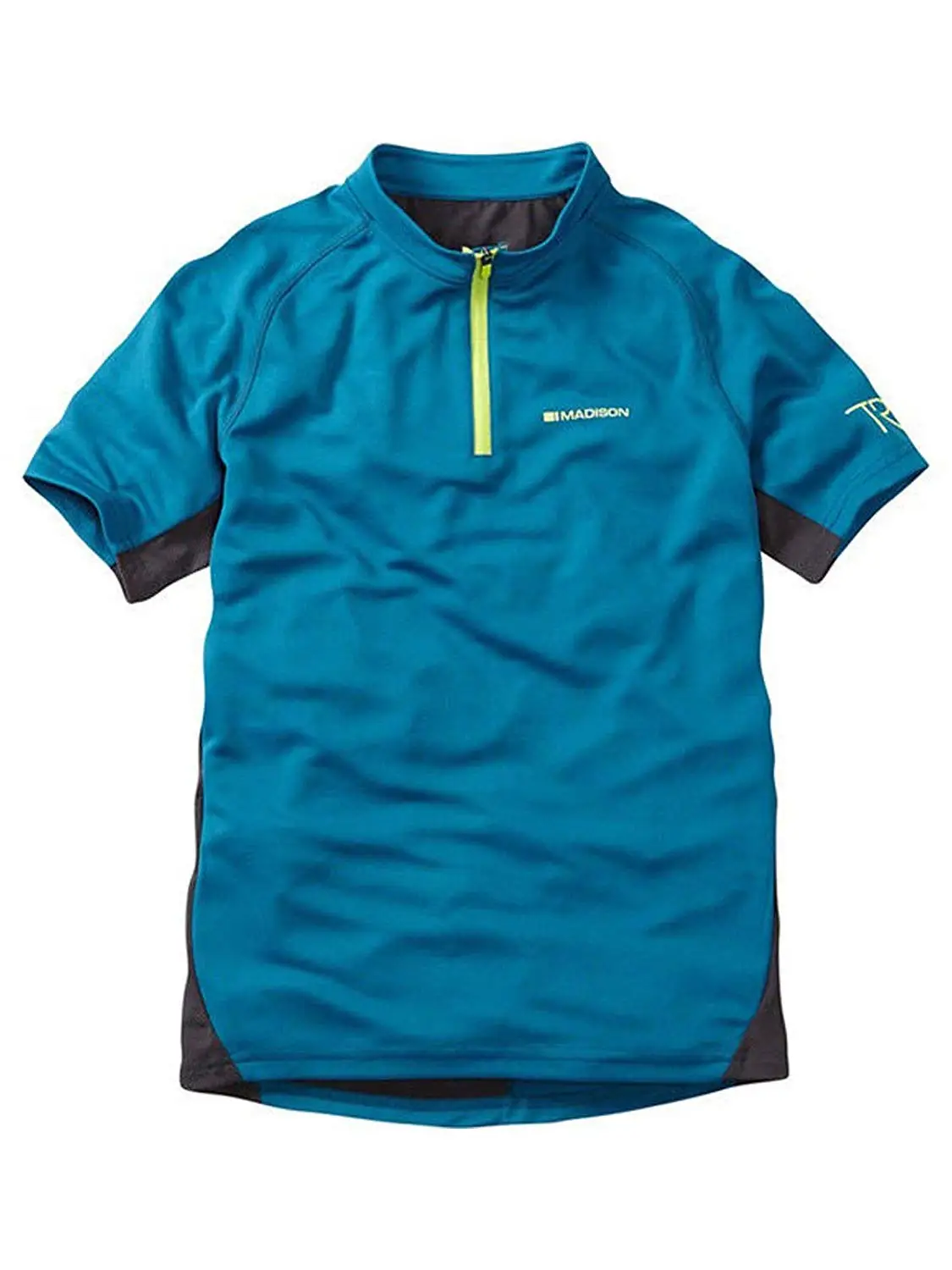 Buy Madison China Blue 2017 Trail Kids MTB Short Sleeved Jersey in
