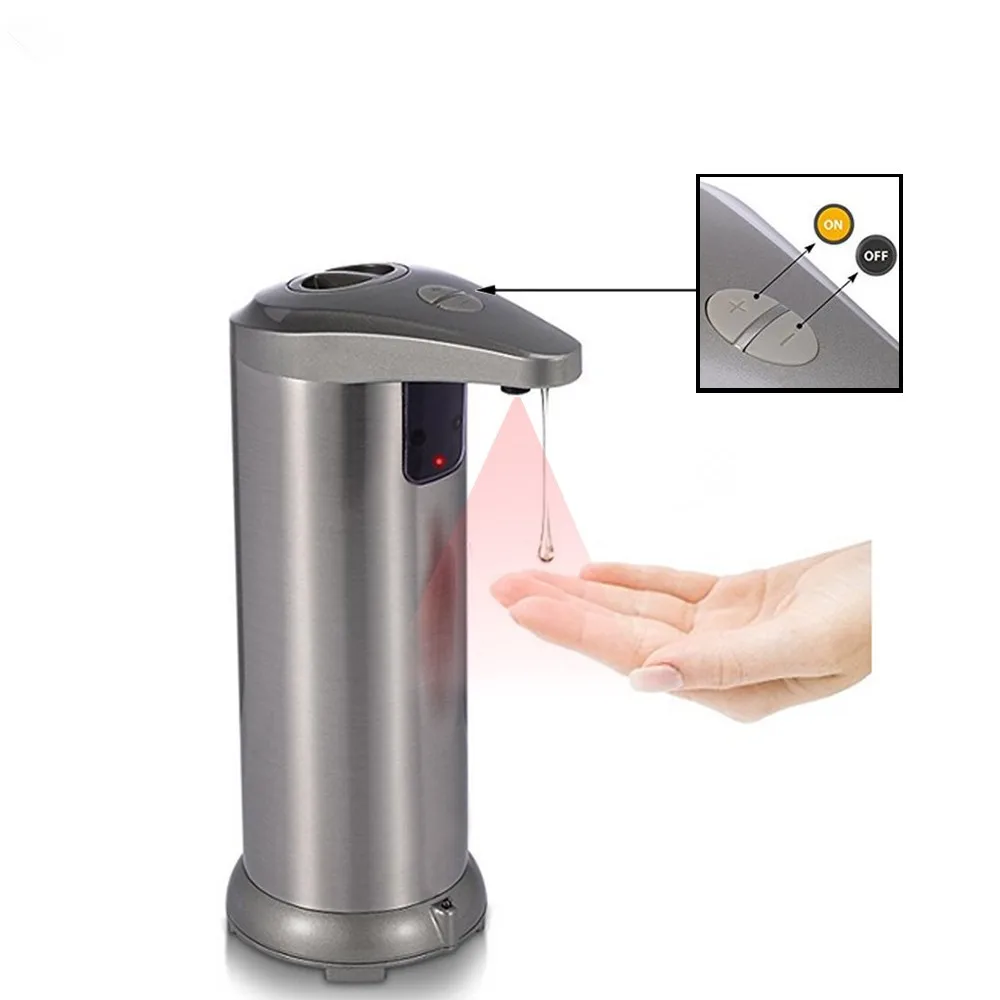 New Version Update Button Automatic Soap Dispenser,Stainless Steel ...