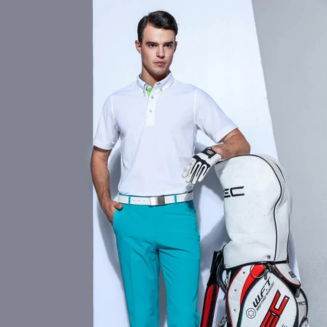 
Wholesale newest design brands blanks dry fit polyester slim fit mens t shirts for golf 6 
