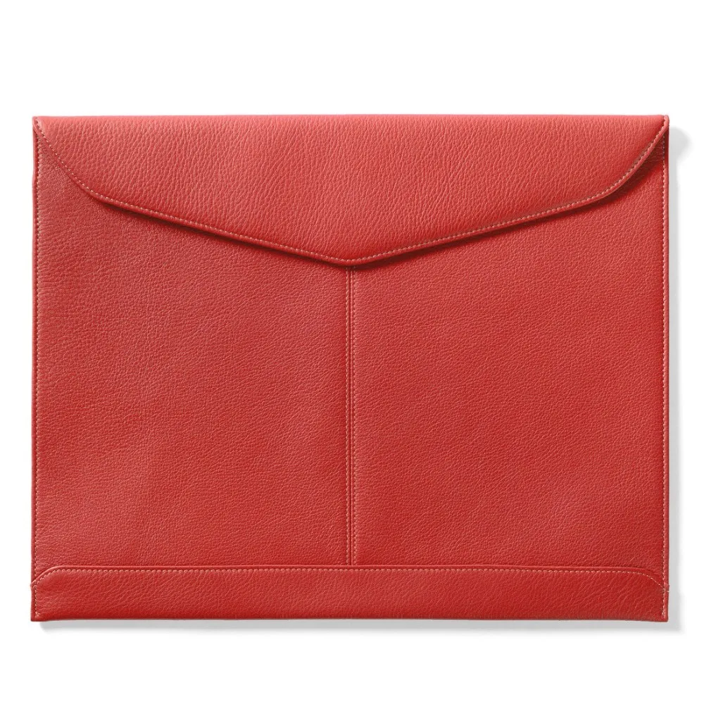Personalized Pu Leather Envelope Document Portfolio Bag Pu Leather