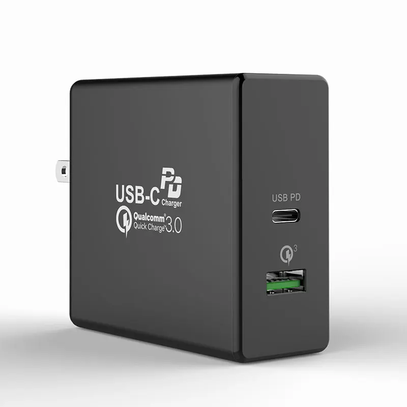 

2018 Newest Fast Charging 60W Type c PD Wall Charger USB Power Adapter