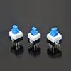 7X7mm 7*7mm 6Pin Push Tactile Power Micro Switch Self lock On/Off button Latching switch Wholesale Electronic