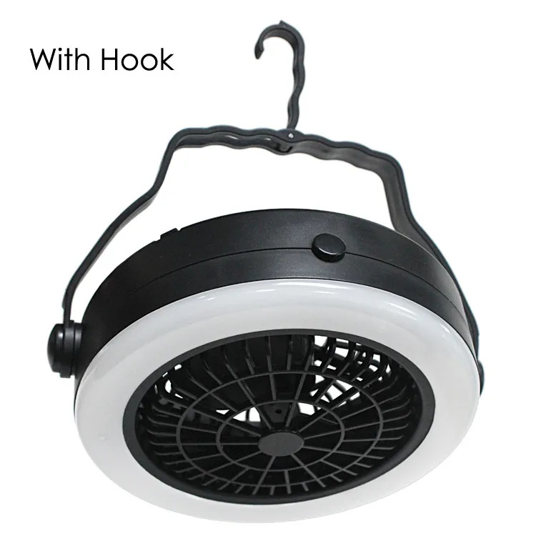 Battery Operated Mini Ceiling Fan withe Light Electric Fan