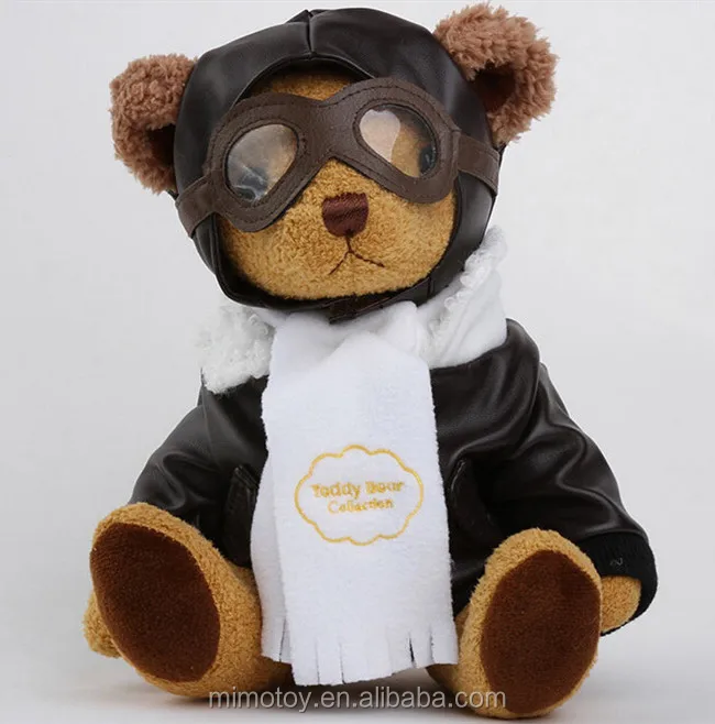 aviator teddy bear