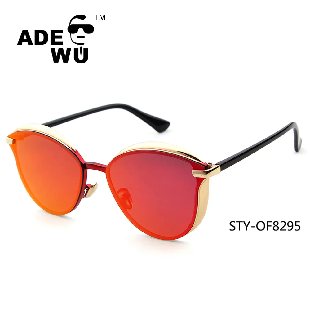 

ADE WU STY-OF8295 wholesale cat 3 uv400 sunglasses fashion lunette de soleil latest ladies sun glasses women, White and offer custom colors