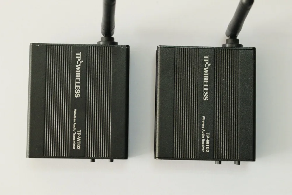 

TP-WT02 HDCD Stereo Wireless Audio Transmitter and Receiver 64K@16bit*2, Black
