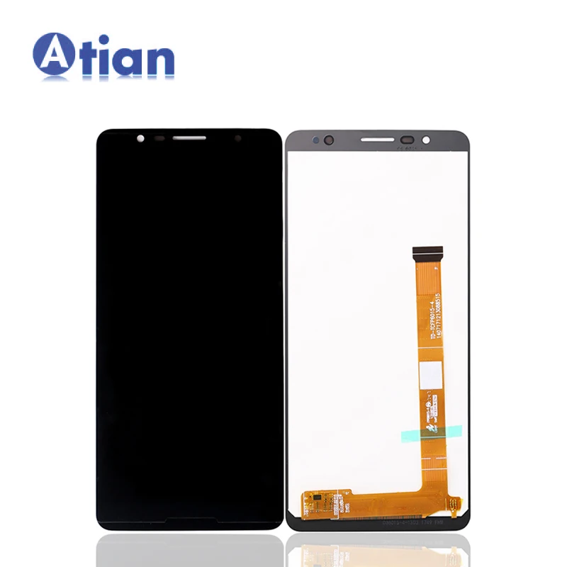 

For Alcatel 3C LCD 5026A 5026D OT5026 5026 LCD Display Touch Screen Glass Digitizer Complete Assembly, Black
