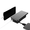 3 in 1 cable plug Qi wireless fast charger for smart phone with power bank 8000mah