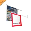 Best Selling Custom Design Good Price Wall Mounted Flag with screw