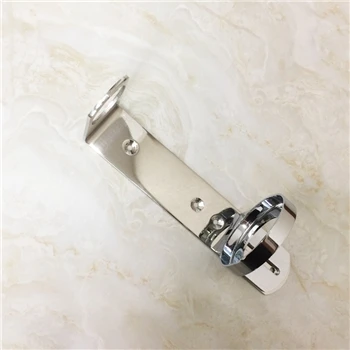 Mirror shining 300ml PET plastic wall mount hand bottle soap dispenser with bracket