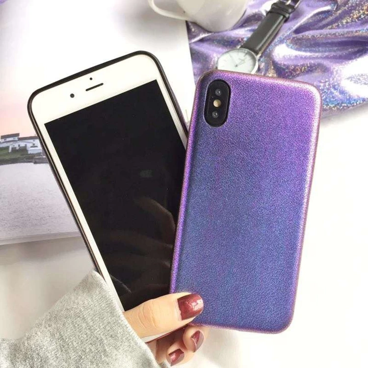 Luxury Gradient Colorful Purple Cell Phone Case for iPhone 6/7/8/X Luxury Gradient Colorful Purple Cell Phone Case for iPhone 6/7/8/X