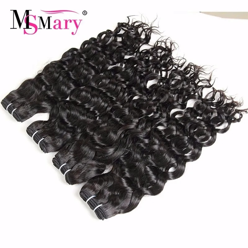 

Natural Remy Extensions Hair Durable Ms Mary Human Hair 8a Peruvian Hair Weave Bundles, Natural color