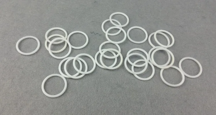 product-corrosion resistance plastic white virgin pure PTFE o ring by CNC process-DMS Seal Manufactu