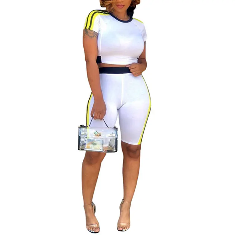 

80511-MX26 Casual stripe girls simple jumpsuit