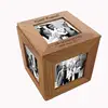 Handcrafted Natural Oak Gift Box Wooden Box With Photo Frame