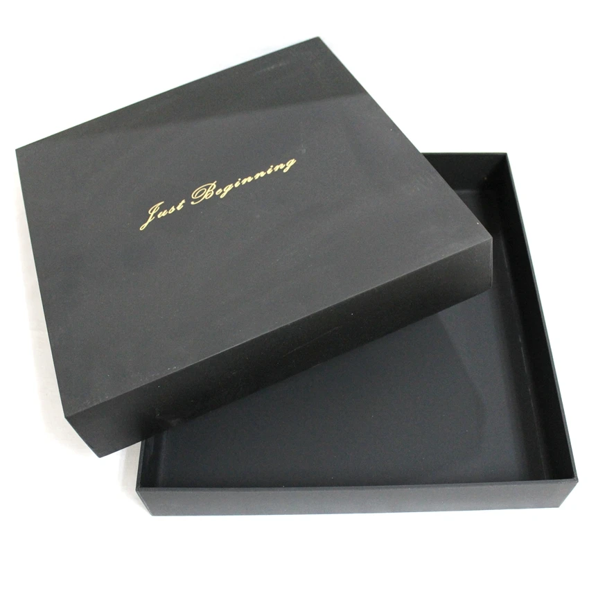 Wholesale Custom Gift Packaging Matte Black Box - Buy Matte Black Box ...