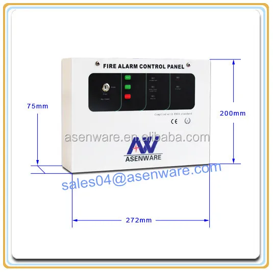 Asenware Brand Conventional Fire Alarm Control Panel