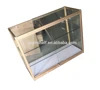 Boutique shot glass display counter, metal furniture sliding glass door display cabinet