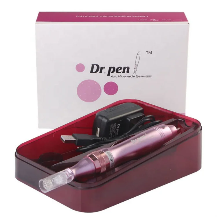 

Private label Wireless Dermapen M7 Microneedle system Dr Pen Electric Stamp Auto Anti Aging Derma Pen Ultima M7, Pink