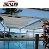 Outdoor sunshade roofing material 1150gsm pvc coated tarpaulin