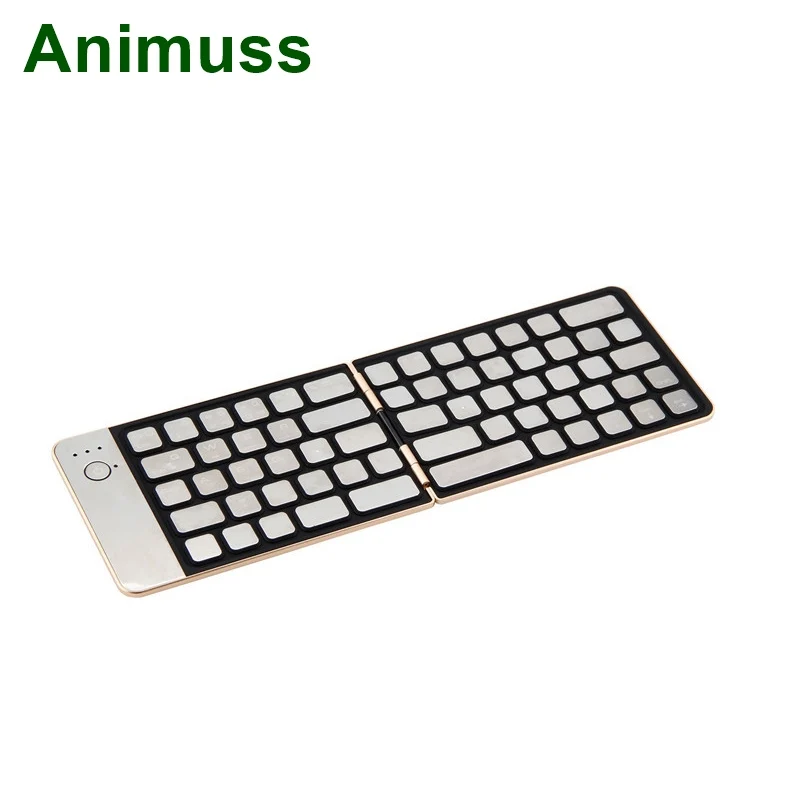 

Wireless smartphone mobile universal ultrathin folding keyboard for iphone, Black;gold;silver