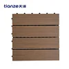 Outdoor WPC DIY solar LED Light flooring tile