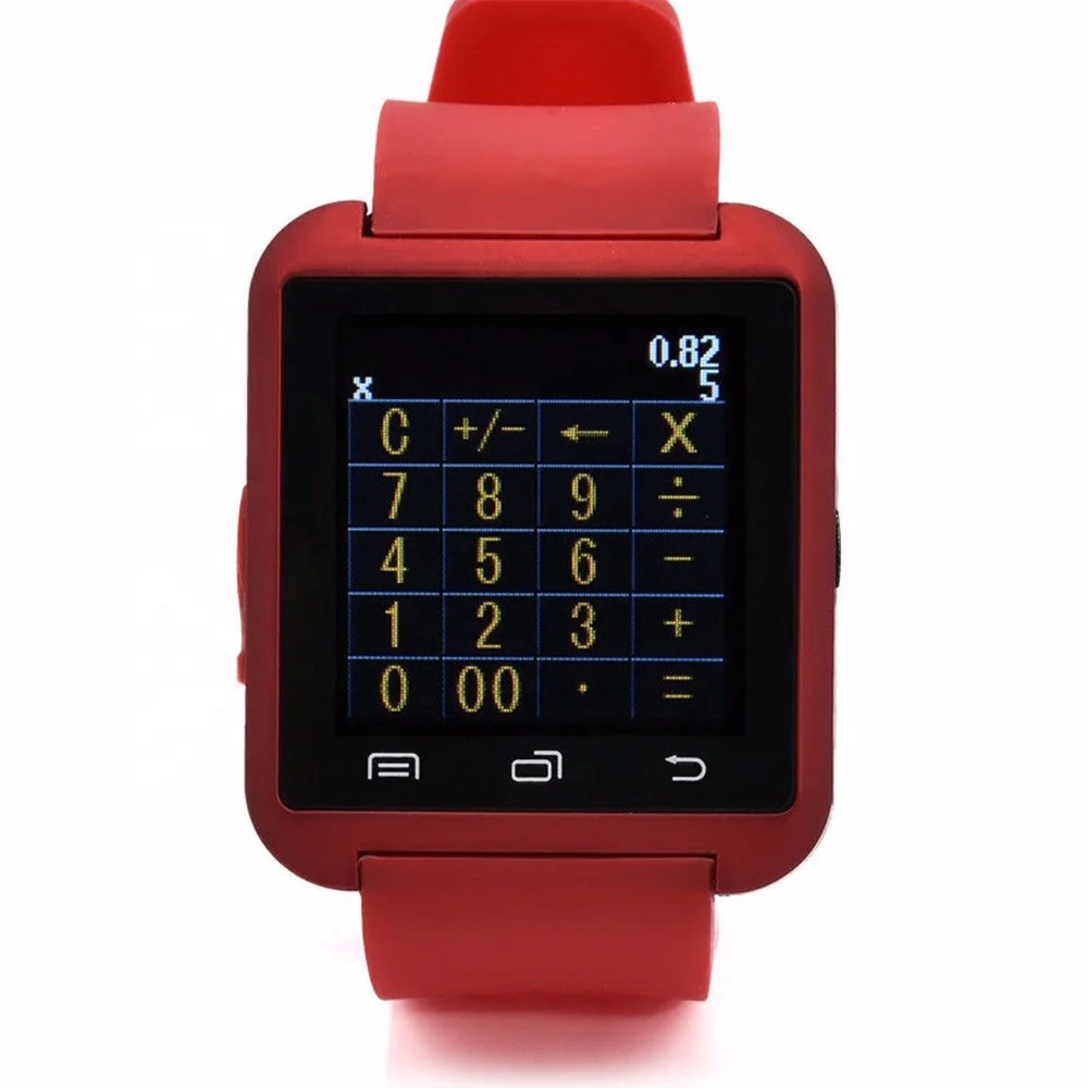 

2019 Trending Products Good quality batteries touch screen Blue tooth Smart Watch U8 for all android phone, Black;red;white