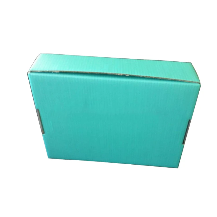 Light Blue Printing Gift Corrugated Shipping Box For Packing, Postage Mailing Box Strong Corrugated Box Board Packing