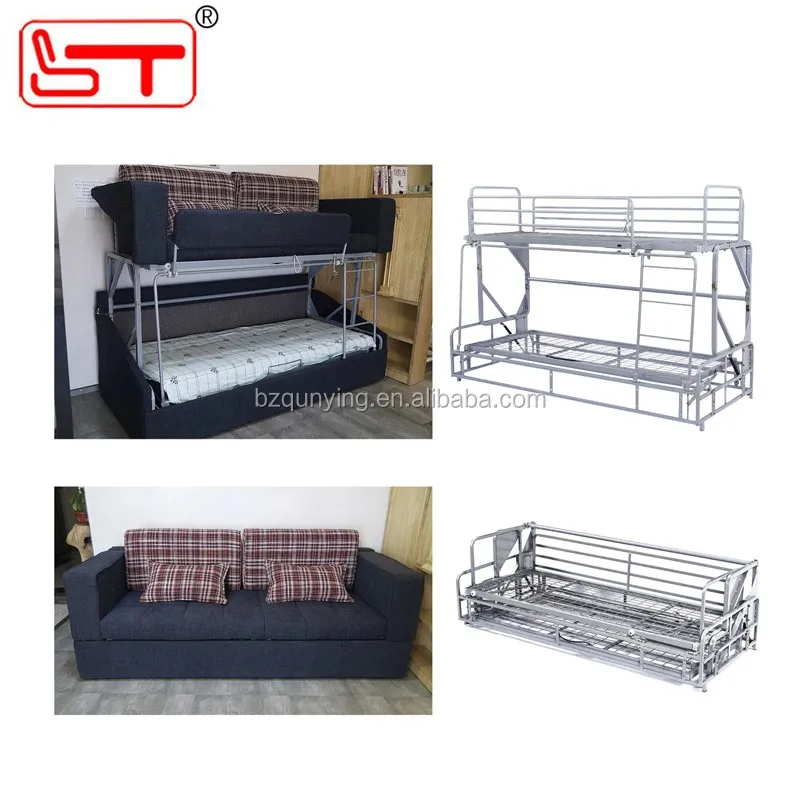 Furniture Frame Metal Sofa Bunk Bed Mechanism Buy Folding Sofa Bed