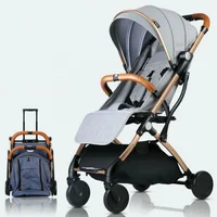 

Good Quality One hand Folding Lightweight Baby Pram, Travel Baby Compact Stroller