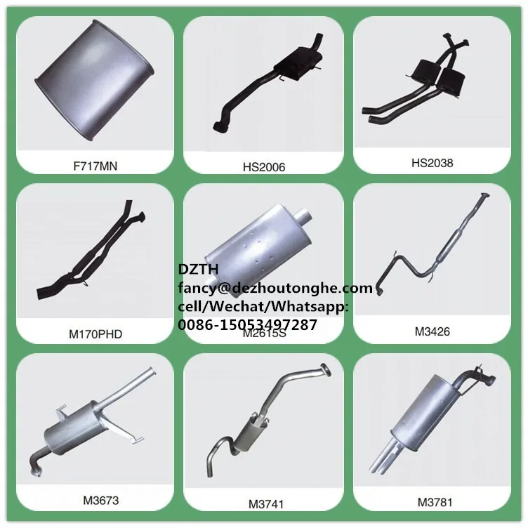 Aluminum Exhaust Muffler / Car Spare Parts Buy Aluminum Exhaust