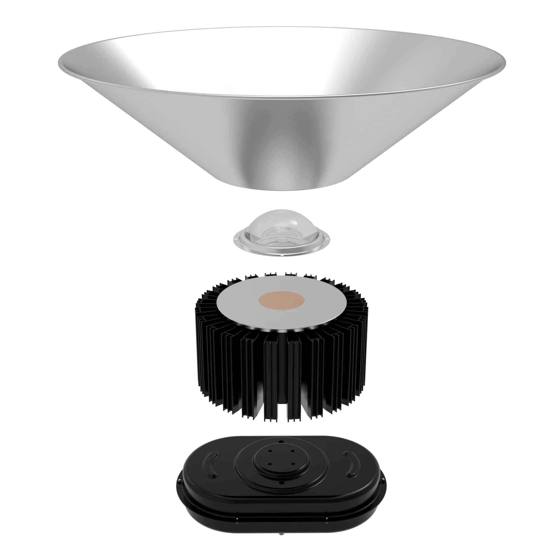 
30~300W LED fin heatsink for LED High Bay Light and LED Down Light 