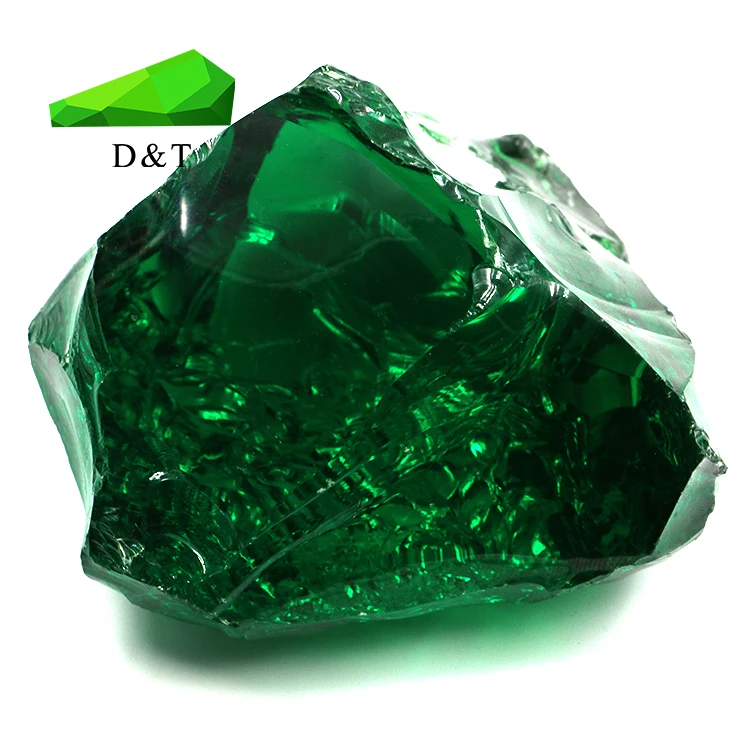 Synthetic Green Garnet Gemstones Rough 