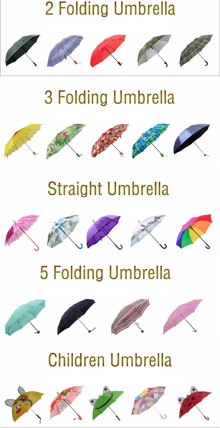 Metal Shaft Fiberglass Ribs Manual Open New Design Special Hat Shape