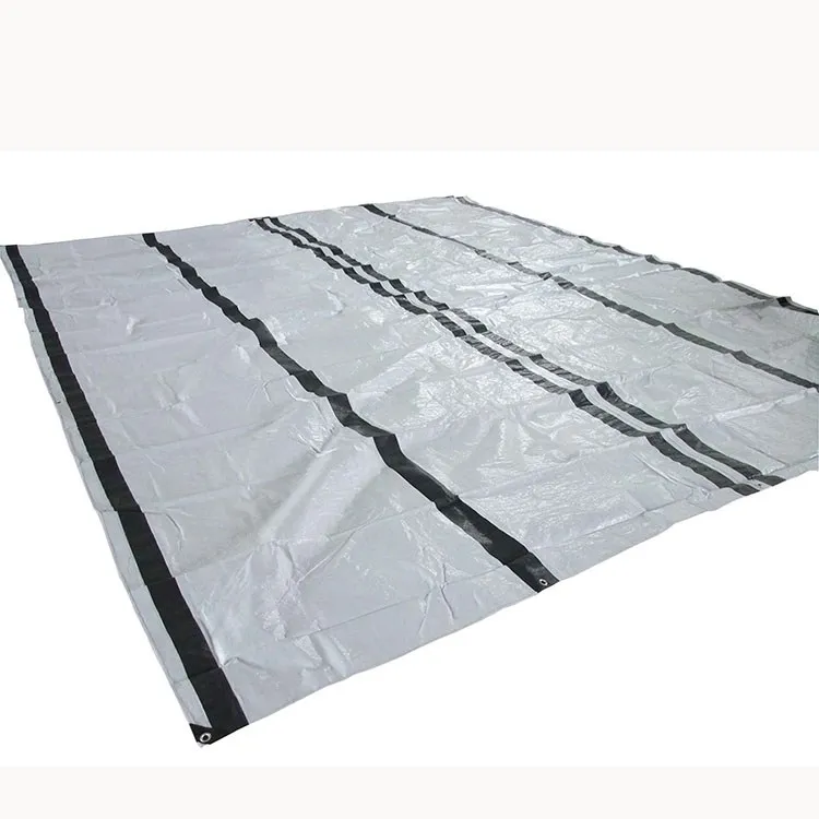 4x6m High Quality Waterproof Stripe Poly Tarp - Buy Poly Tarp,Stripe ...