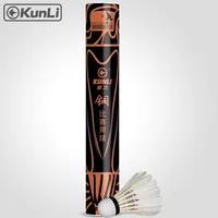 

Kunli KL-Bronze Flying A/Durability A/Feeling A/Super Durable goose feather badminton shuttlecock for Professional competition