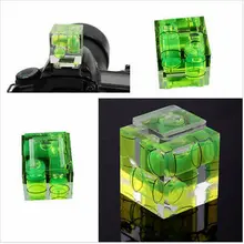 2PS Photo Studio Accessories New Triple 3 Axis Bubble Spirit Level Hot Shoe Adapter For Dslr Slr Cameras S24 J440