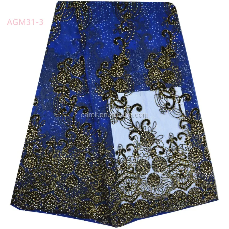 
Luxury stones African lace fabric lovely French tulle fabric elegant guaranteed quality Nigerian wedding lace fabric 