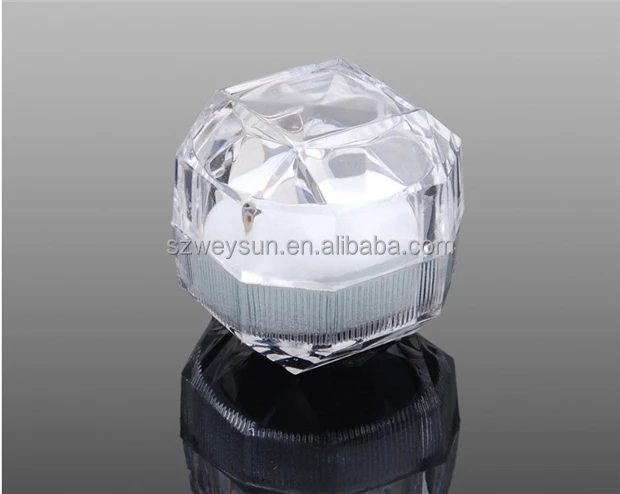 

High quality Acrylic Crystal clear ring box / Jewelry Box Case / Gift boxes
