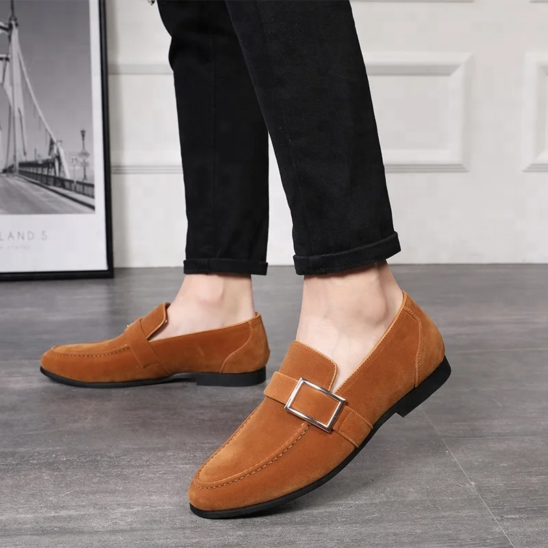 

SS044 New model men dress shoes 2018 Latest man casual loafer shoes Customized, Camel,brown,black