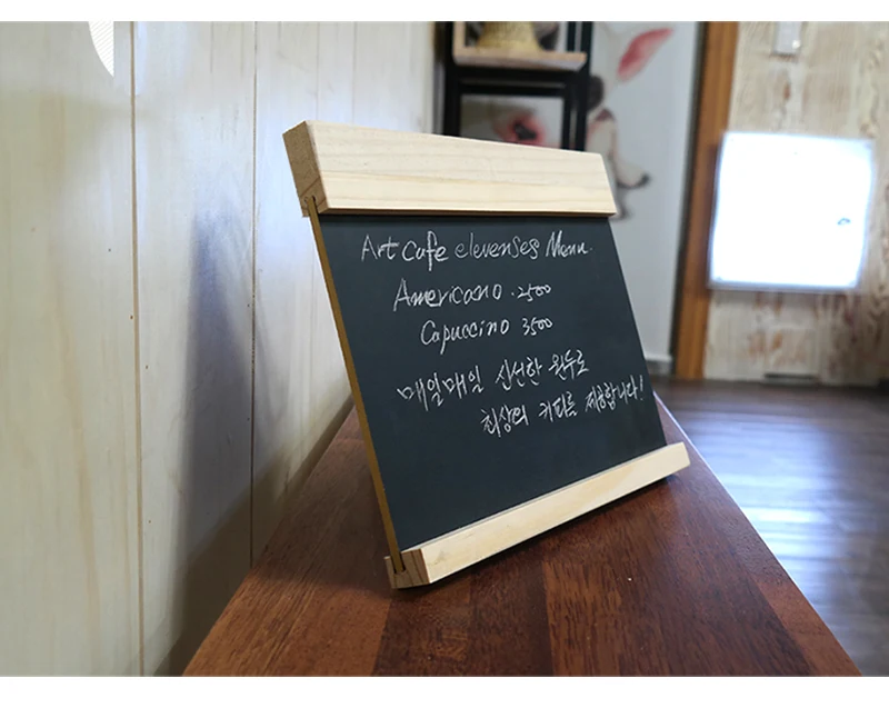 
Mini Desk Sign Black Chalk Board for Display 