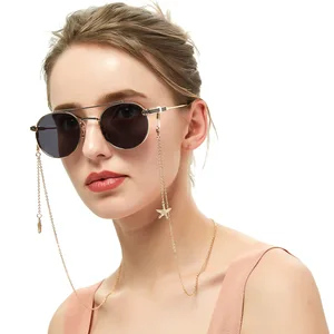 Women Anti Slip Rope Sunglasses Accessories,Gold Lanyard Hanging Chains For Glasses