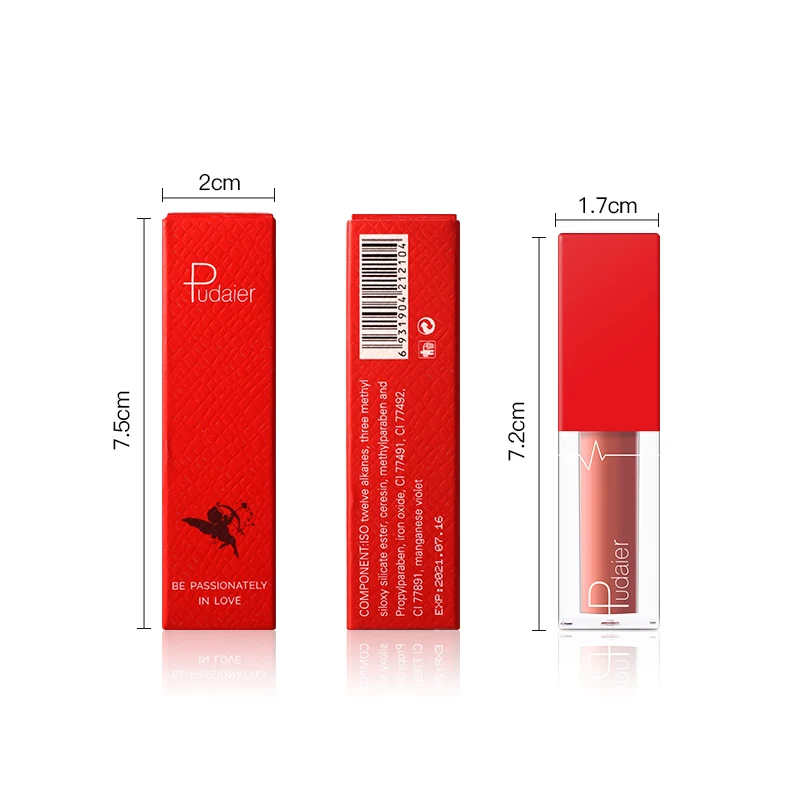 

Makeup Waterproof Matte Velvet Liquid Lipstick Long Lasting Lip Gloss