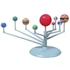 Nine planet model toys assembled solar system planetary instrument children science and education DIY toy set luminous