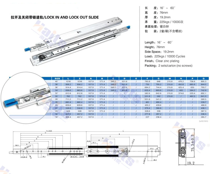 Types Of Drawer Slides Bottom Mounted Telescopic Channel Drawer