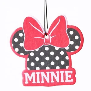 Image of customised paper card anime cartoon animal shaped air freshener